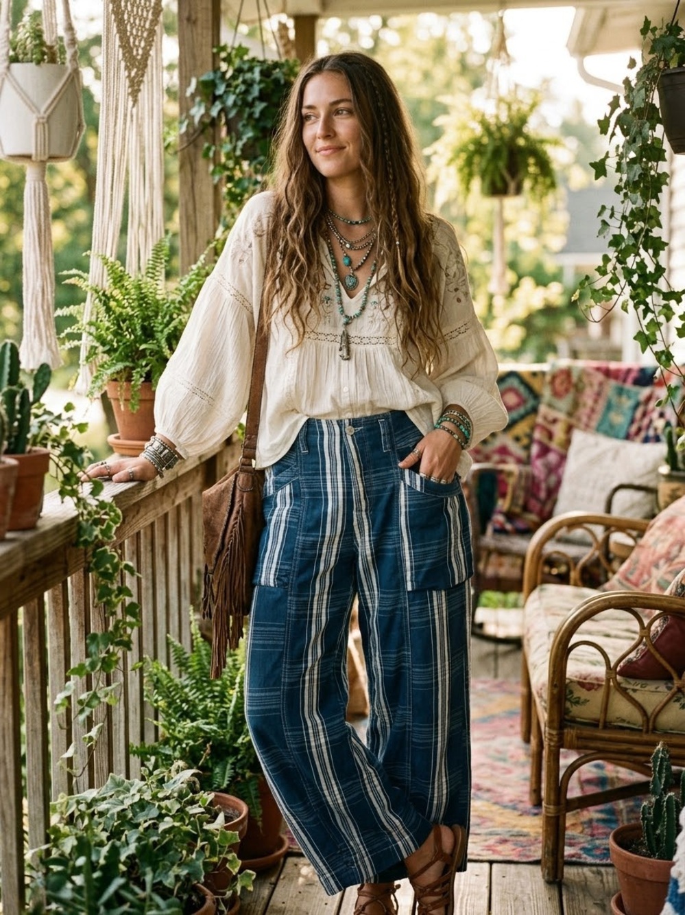 FREE PEOPLE x We The Free Rose Hall Low-Slung cropped Trousers size 30